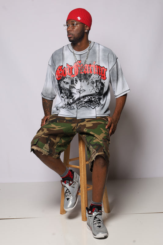 " 003 CRZY STITCH TEE "
